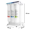 Purificador de Agua Alcalino por Osmosis Inversa 5 Etapas