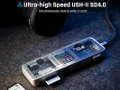 DOCKCASE Explorer Edition: Hub USB-C inteligente 10 en 1 Plateado brillante