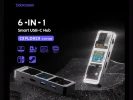 Dockcase Explorer Edition: Hub USB-C inteligente 6 en 1 Negro mate